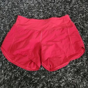 Lululemon Red Shorts